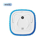 White cleaning pad with blue border on a white background