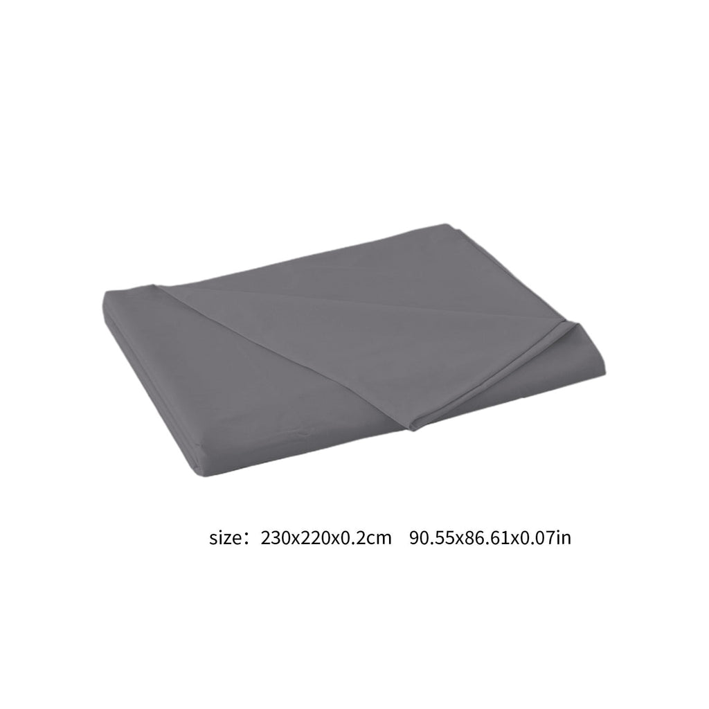 Waterproof Bed Flat Sheet ,Best Season Cotton Sheet-Long Staple Cotton Sheets Set, Soft Cotton Bed Sheets,Reusable Washable Mattress Protector Sheet, Furniture Cover for Bedding,Couch Black