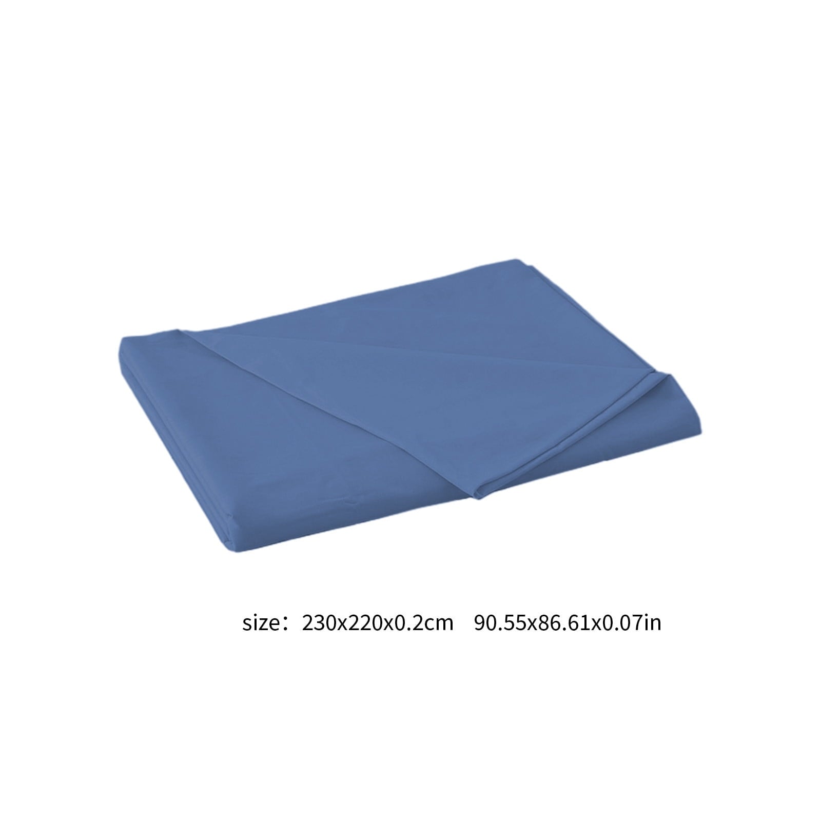 Waterproof Bed Flat Sheet ,Best Season Cotton Sheet-Long Staple Cotton Sheets Set, Soft Cotton Bed Sheets,Reusable Washable Mattress Protector Sheet, Furniture Cover for Bedding,Couch Blue