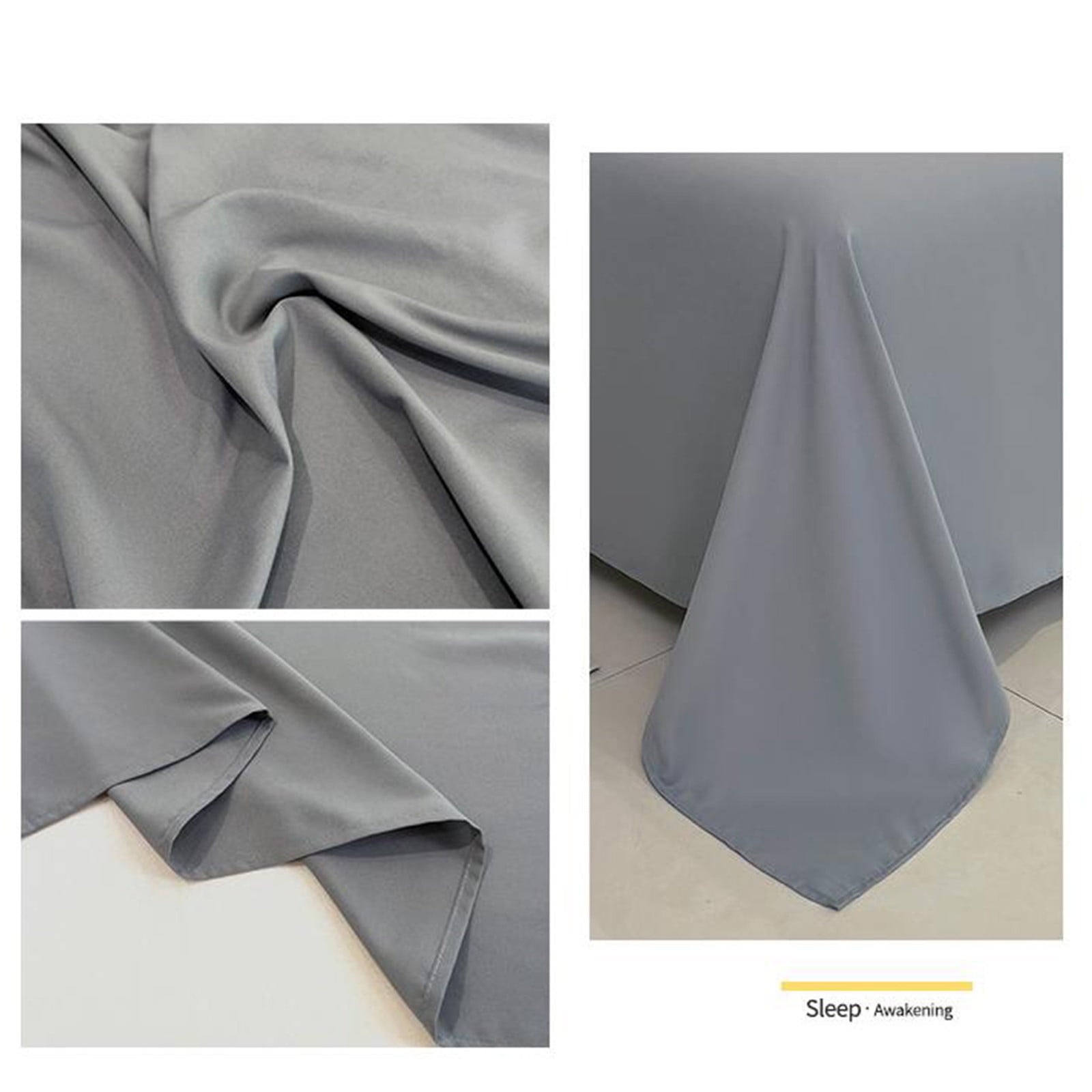 Waterproof Bed Flat Sheet ,Best Season Cotton Sheet-Long Staple Cotton Sheets Set, Soft Cotton Bed Sheets,Reusable Washable Mattress Protector Sheet, Furniture Cover for Bedding,Couch Gray