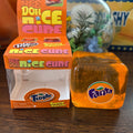 Squishy Stress Cube Fidget Toy - Slow Rising Sensory Squeeze Ball for Kids, Teens & Adults - Fanta Orange