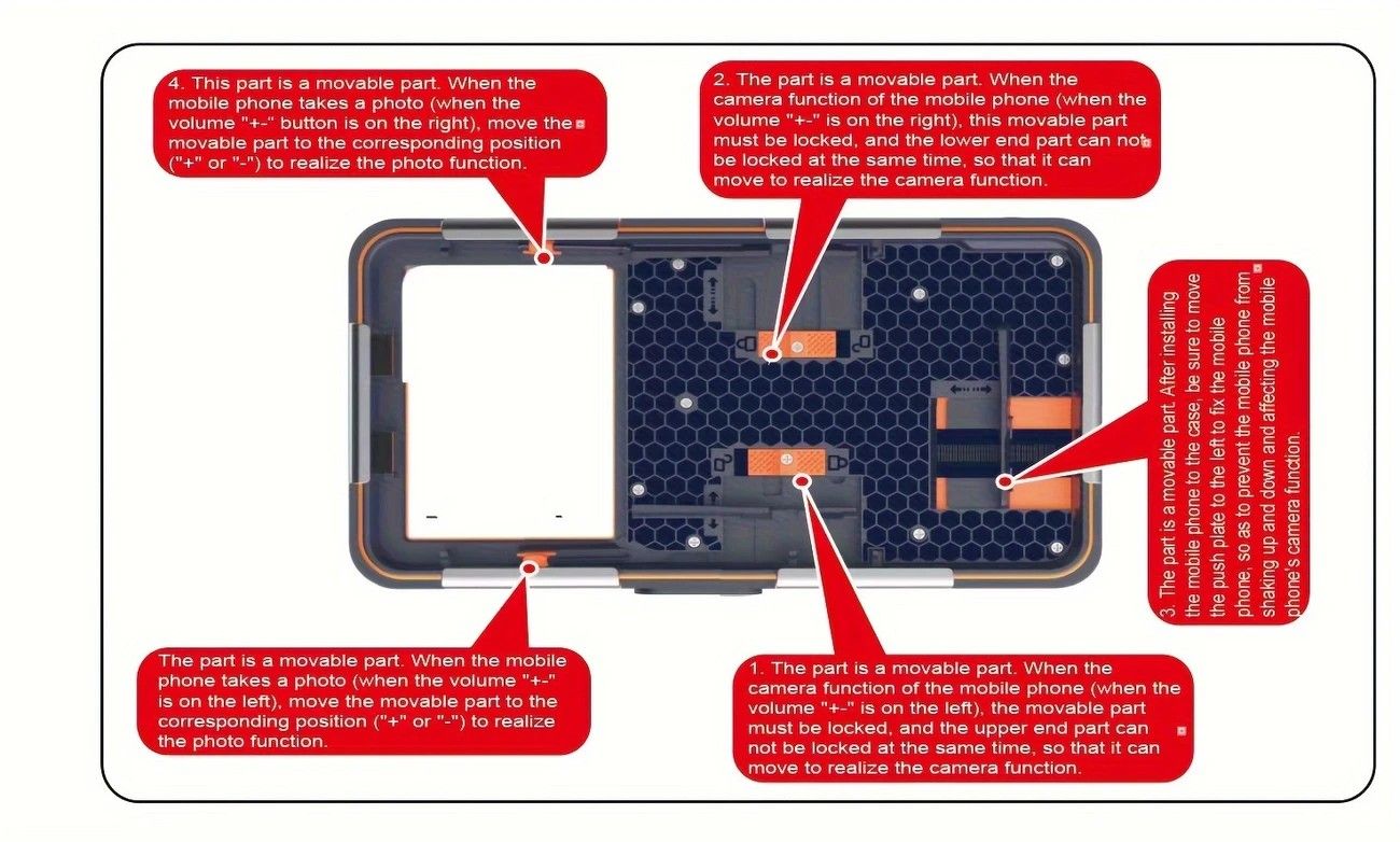 15m Waterproof Phone Case for Diving & Surfing – Dual Seal, Zinc Alloy Buckle, Fits Phones up to 6.9"