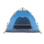 Weisshorn Pop Up Camping Tent | 2-3 Person Instant Tent | Waterproof Outdoor Hiking Tent | Blue