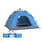 Weisshorn Pop Up Camping Tent | 2-3 Person Instant Tent | Waterproof Outdoor Hiking Tent | Blue