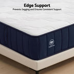 RoomSense 26cm Firm Pocket Spring Mattress | Orthopedic Back Support | Queen size