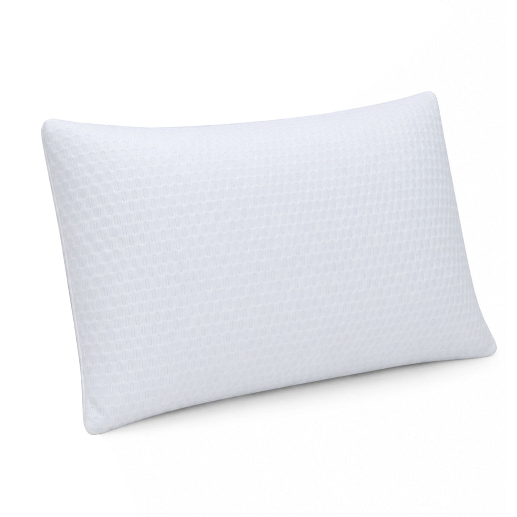 White pillow on a white background