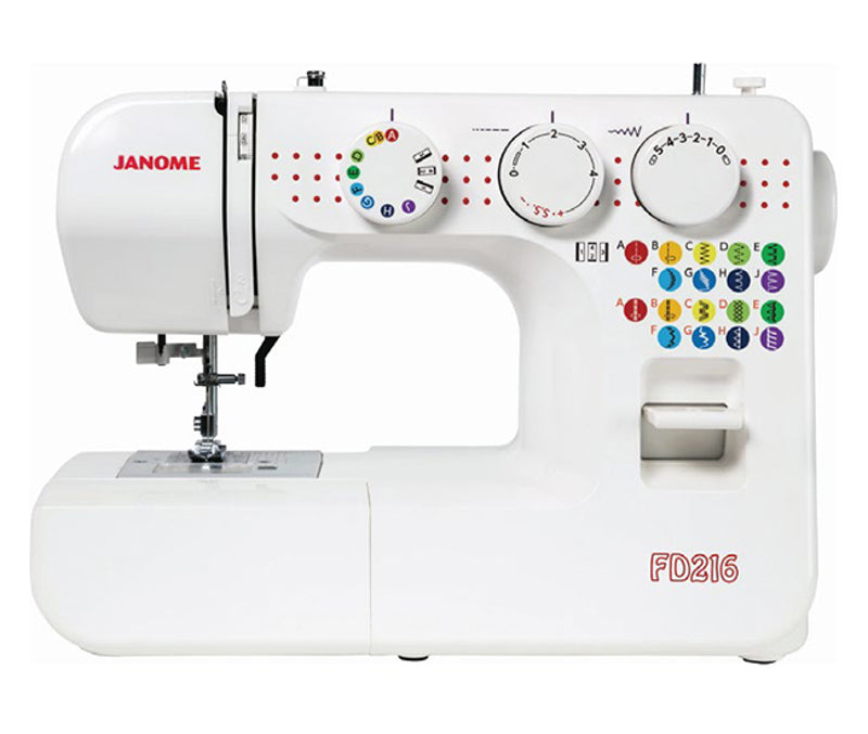 Janome FD216 Sewing Machine with 16 Stitches