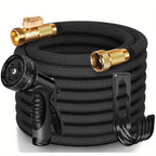 LOVFEN Expandable Garden Water Hose 30M with Spray Nozzle - Lightweight Kink-Free for Garden, Lawn & Car Washing